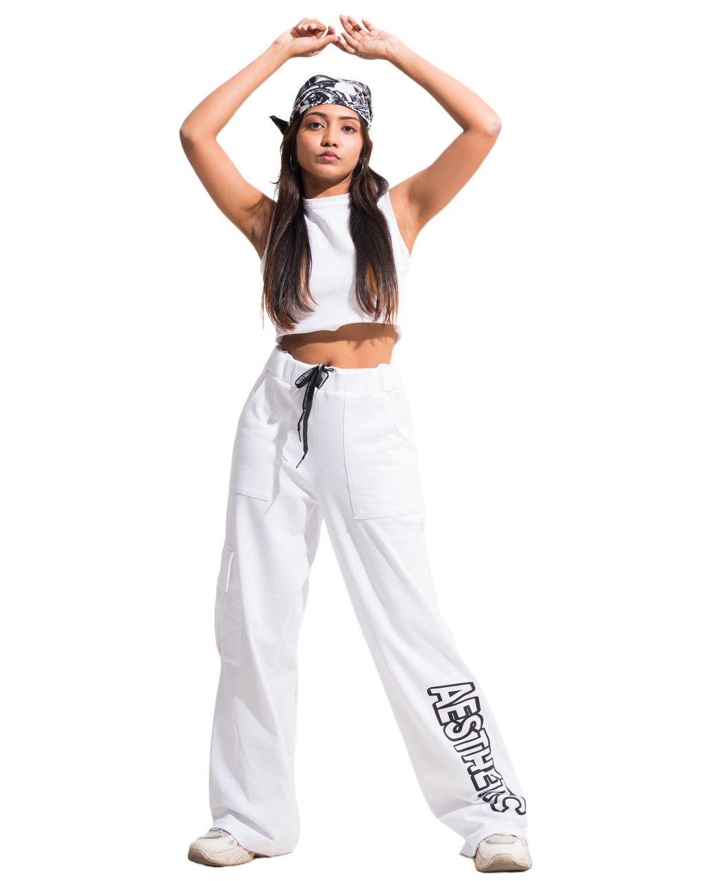 Cargo pant white